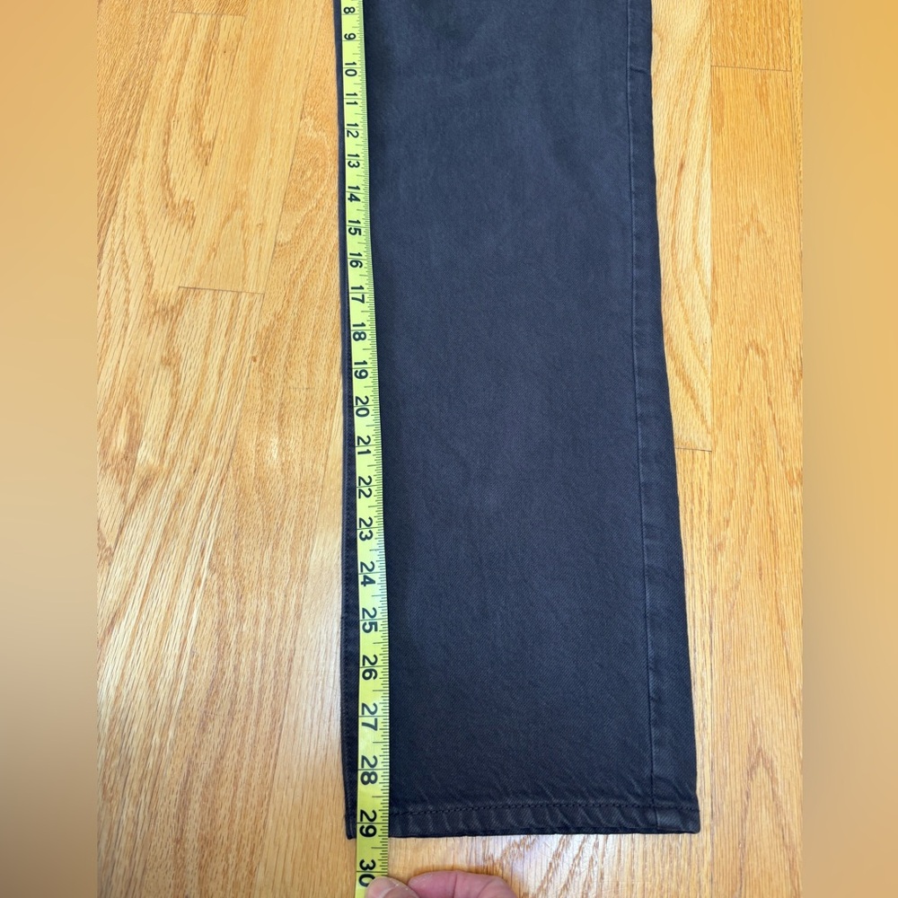 PacSun Dad Jeans - High Rise Straight Leg - Button Fly - Size 24 Charcoal Gray - Picture 12 of 12